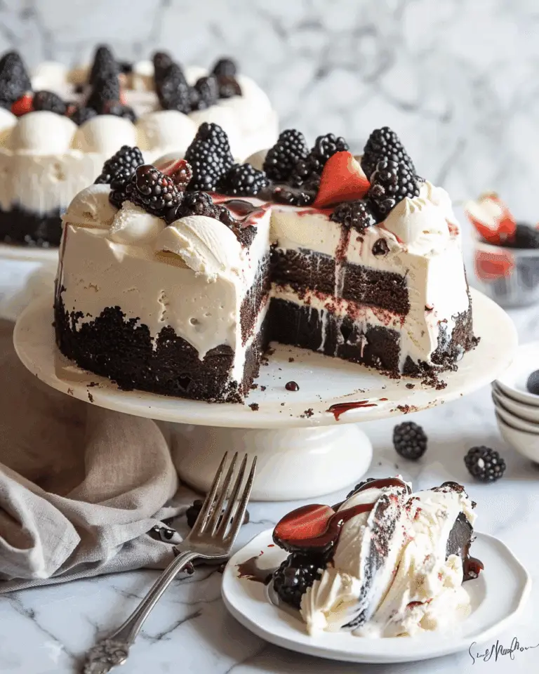 Homemade Ice Cream Cake