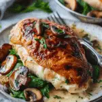 Mushroom Stuffed Chicken Breast