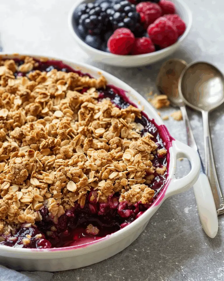 Triple Berry Crisp
