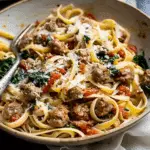 Creamy Tuscan Sausage Pasta