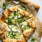 Zucchini Galette with Ricotta