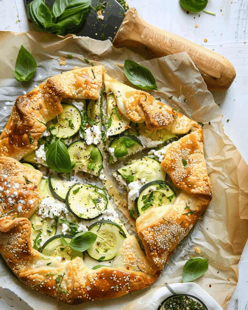 Zucchini Galette with Ricotta