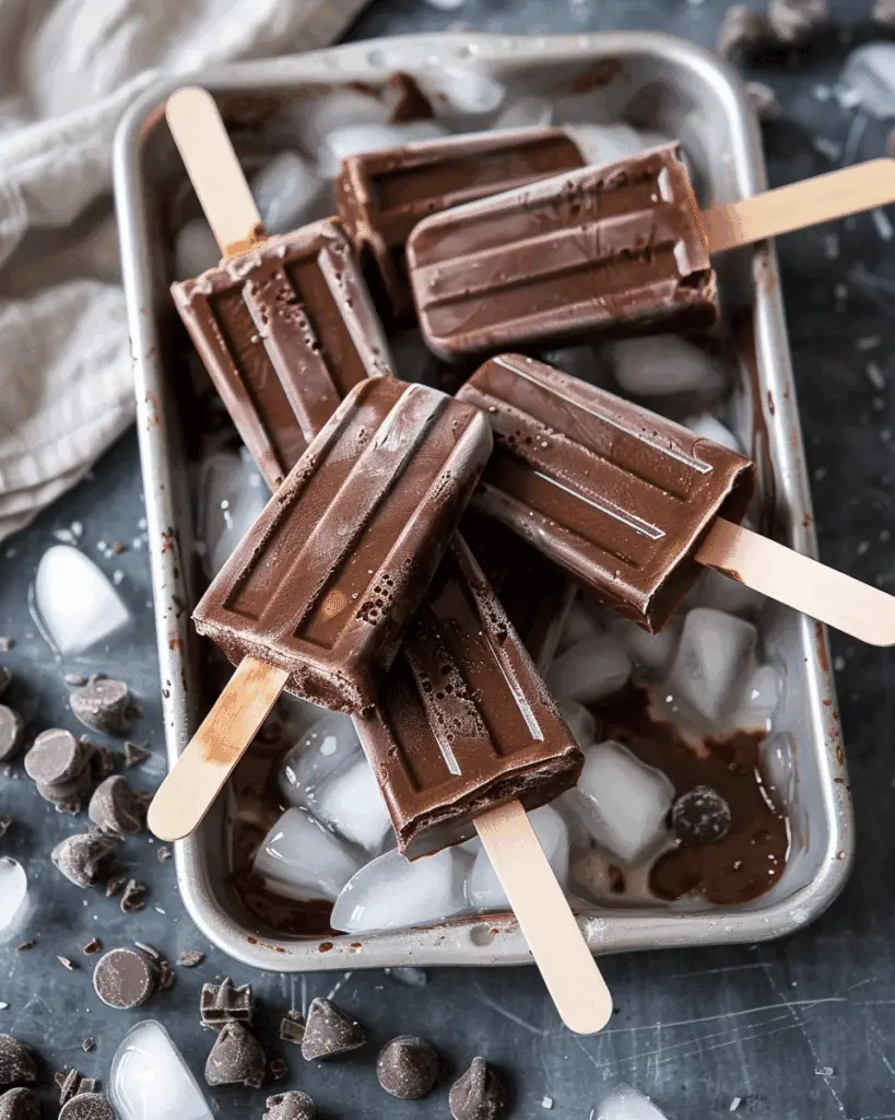 Homemade Fudgesicles