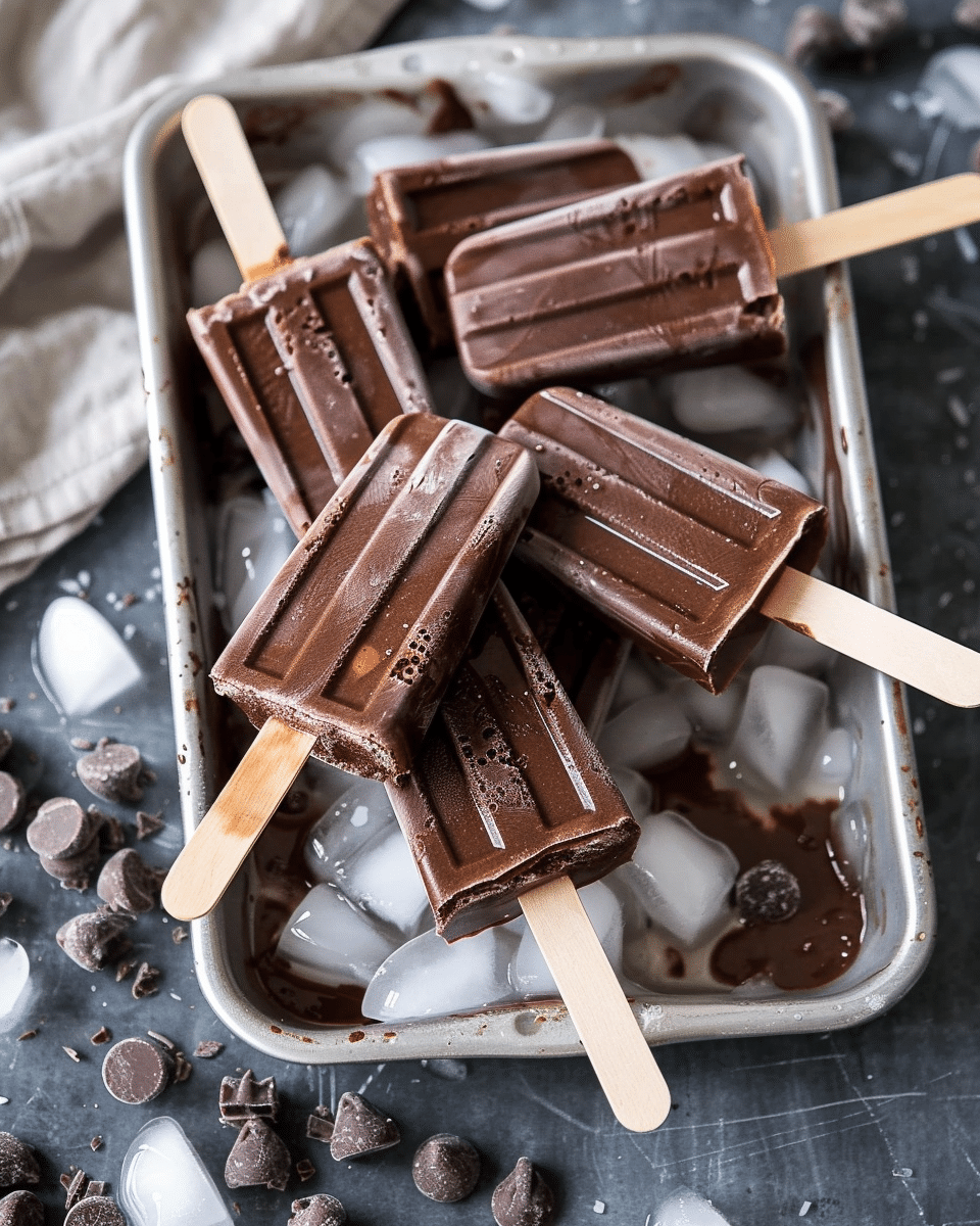 Homemade Fudgesicles
