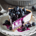 No‑Bake Blueberry Cheesecake
