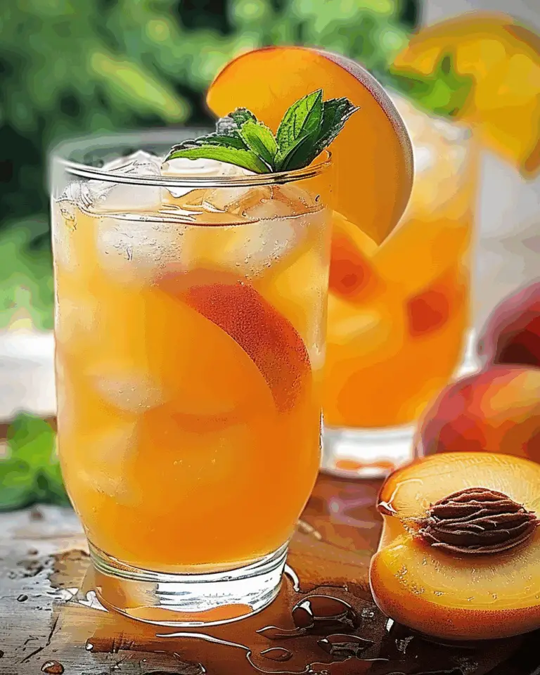 Peach Lemonade: Refreshing Summer Sipper