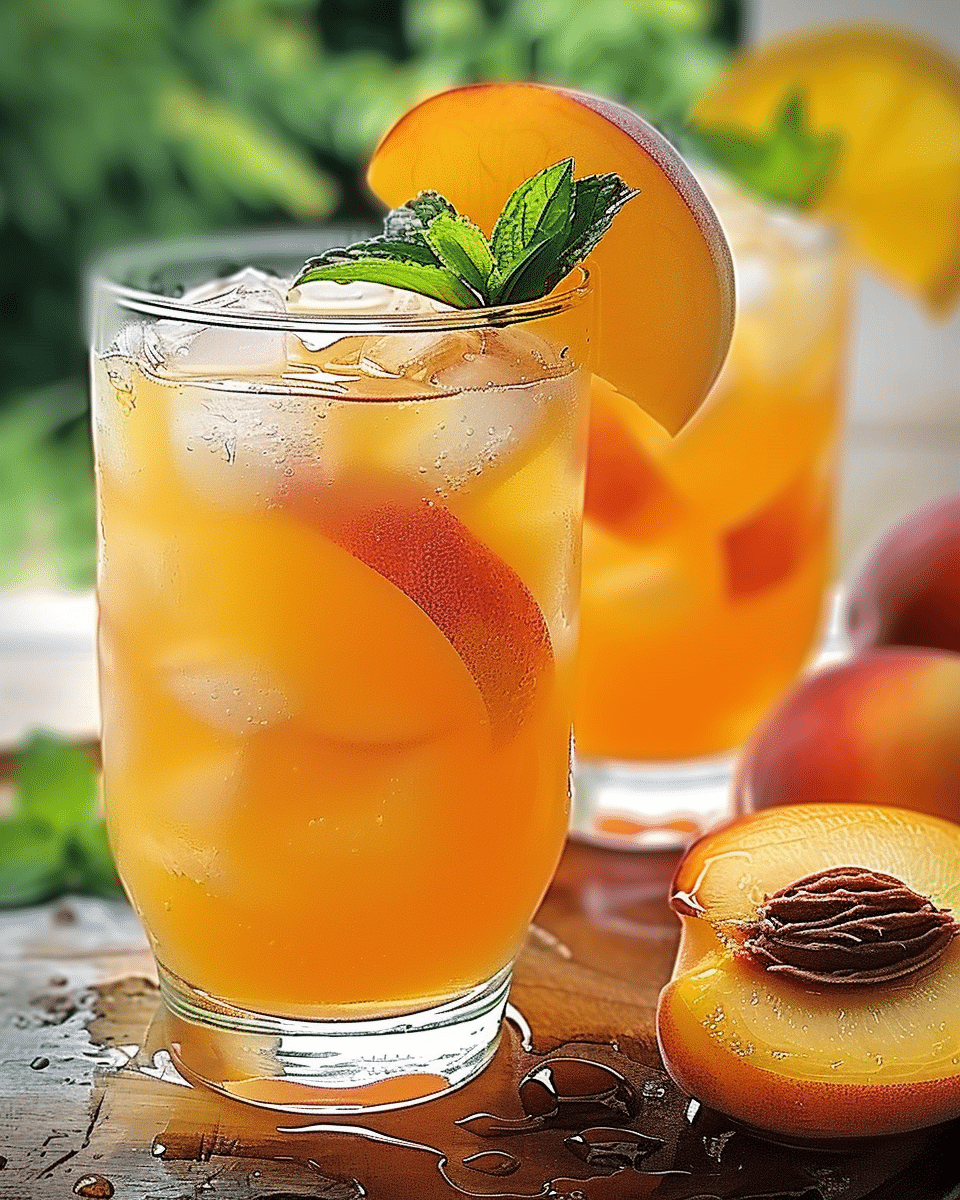 Peach Lemonade: Refreshing Summer Sipper