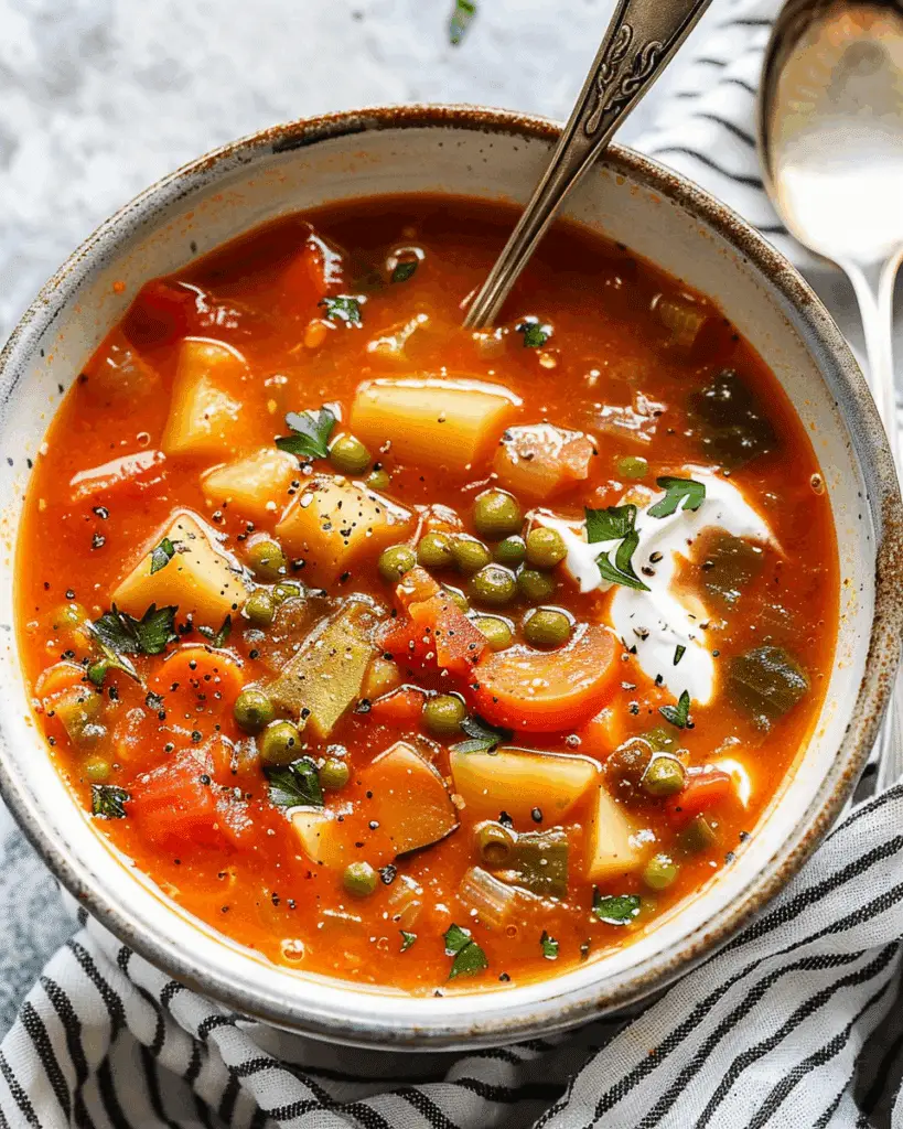 Fresh Vegetable Soup
