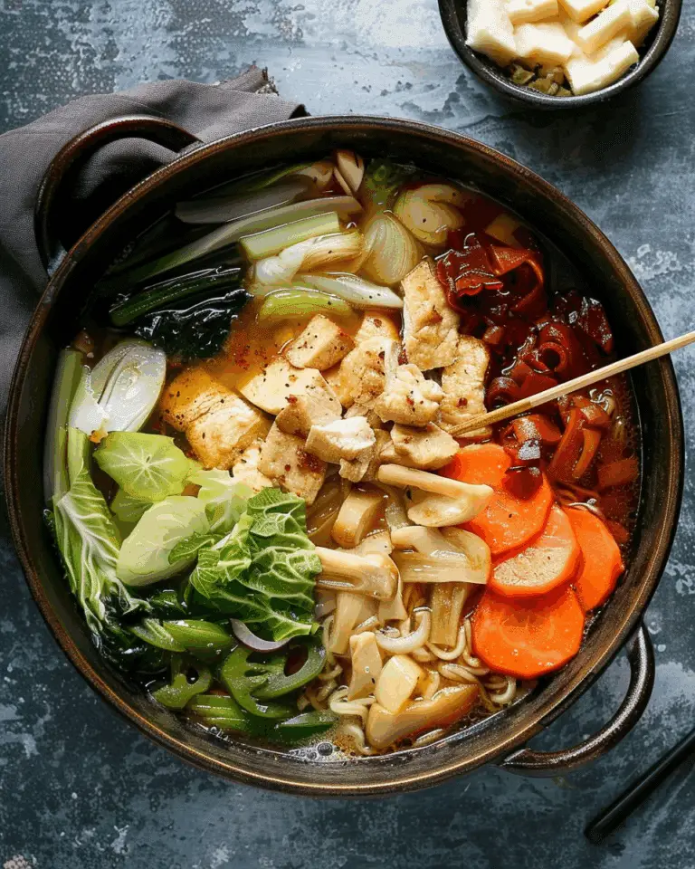 Chicken and Vegetable Donabe