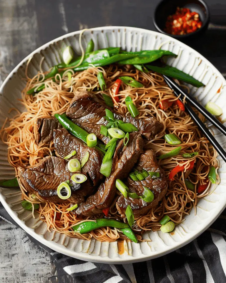 Coulotte Steak Pancit (Filipino Rice Noodles)