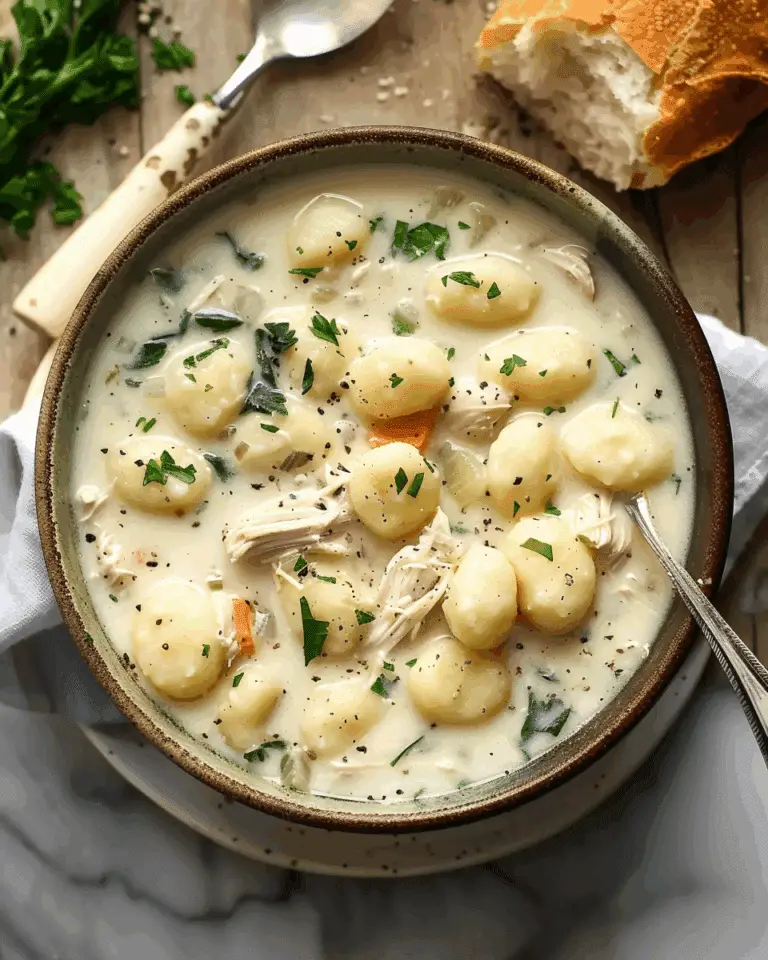 Creamy Chicken Gnocchi Soup