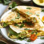 Egg Avocado Breakfast Quesadilla