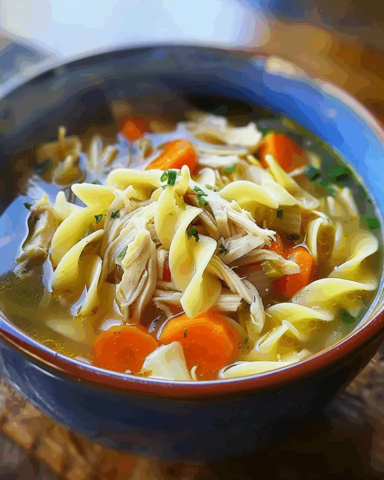Homemade Chicken Noodle Soup