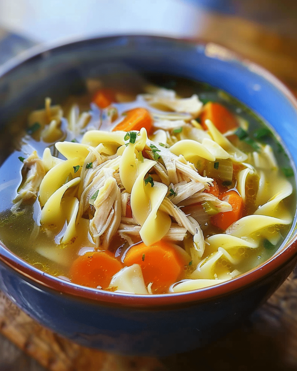Homemade Chicken Noodle Soup