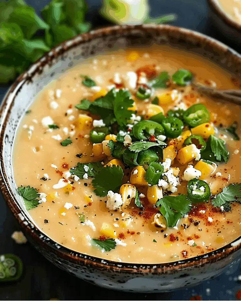 Mexican Street Corn Soup