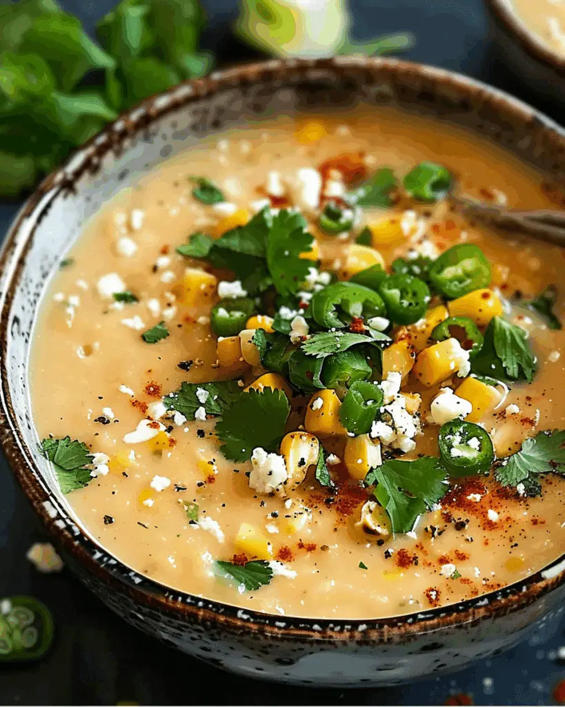 Mexican Street Corn Soup