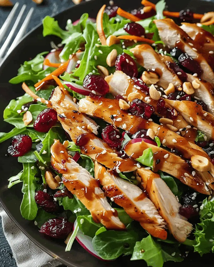 Asian Chicken Cranberry Salad