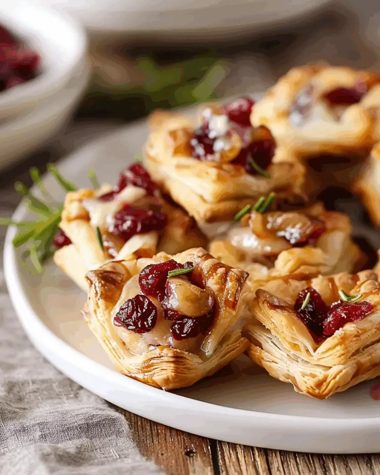 Cranberry Brie Bites