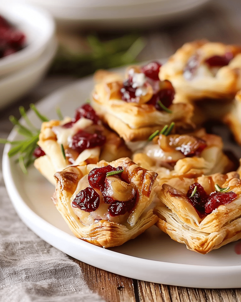 Cranberry Brie Bites