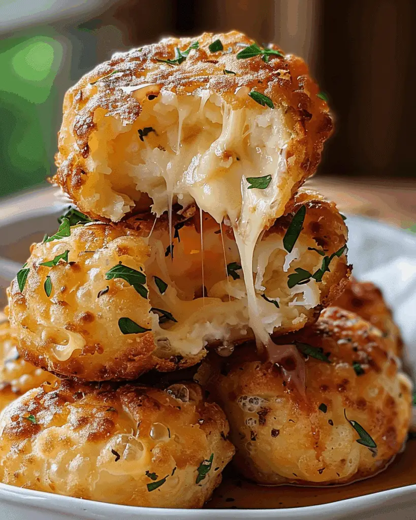 Mashed Potato Cheese Puffs
