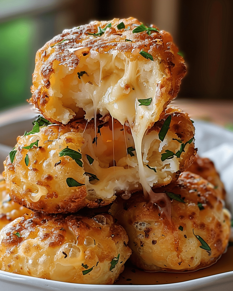 Mashed Potato Cheese Puffs