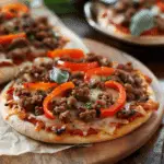 Personal Beef Pizzas