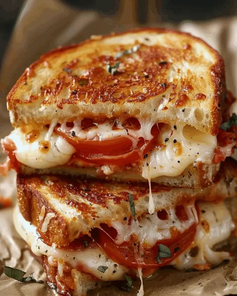 Pizza Grilled Cheese Sandwiches