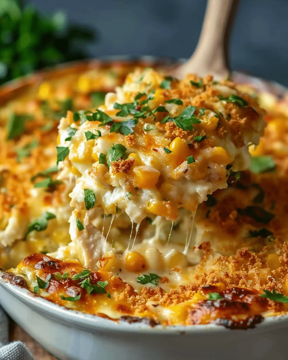Street Corn Chicken Casserole