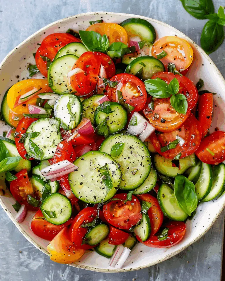 CUCUMBER TOMATO SALAD