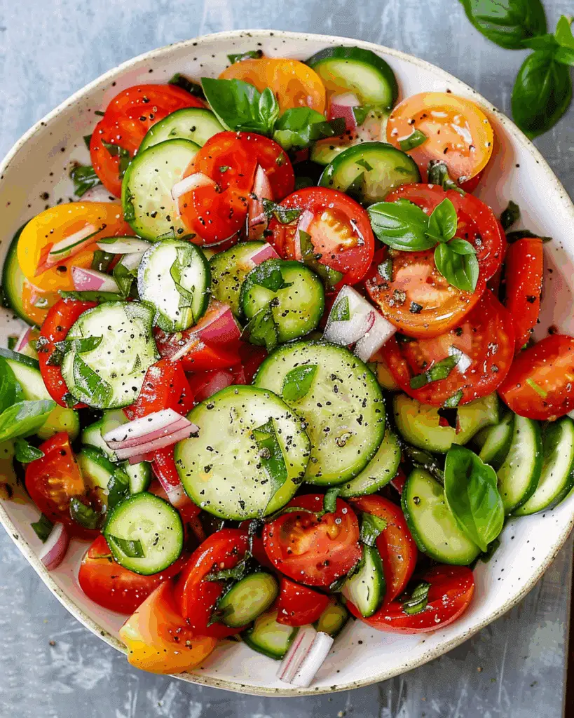 CUCUMBER TOMATO SALAD