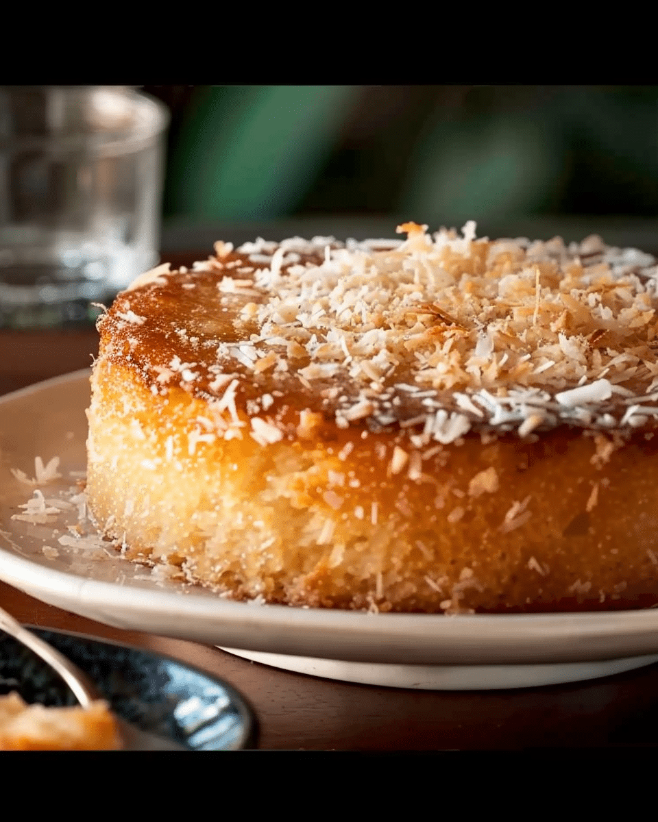 Fondant à la Noix de Coco Doré au Four