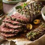 Santa Maria Tri-Tip with Pistachio Pesto