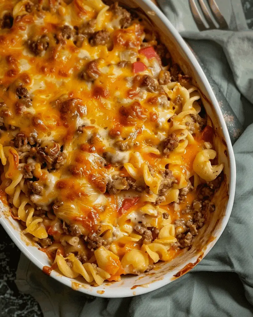 4-Ingredient Hamburger Casserole