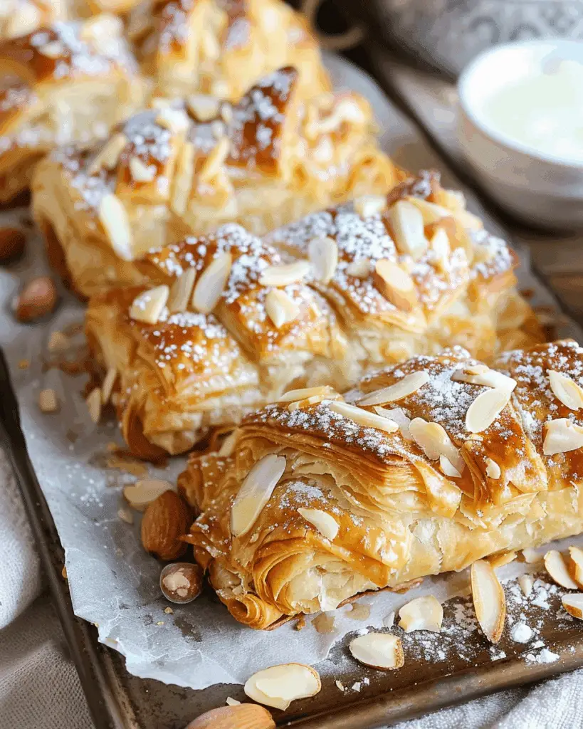 Almond Danishes – Simple Puff Pastry Recipe