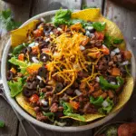 Beef Confetti Taco Salad