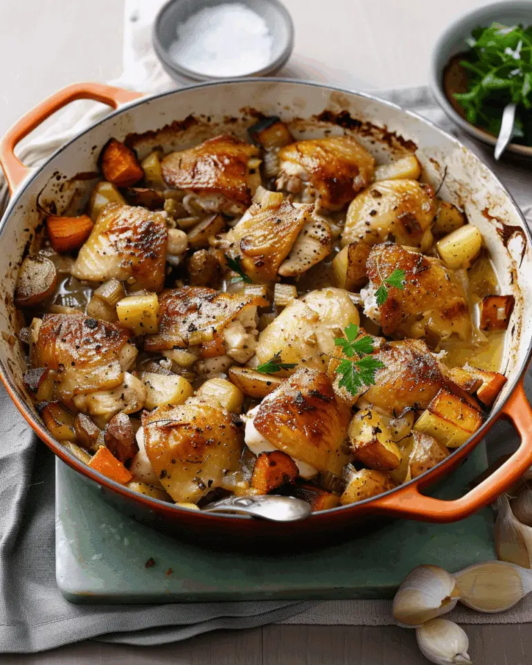 Chicken and Mustard Hot Pot