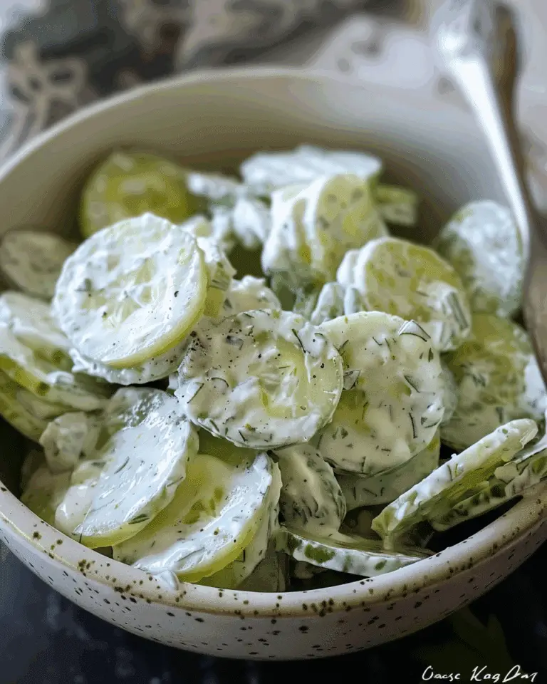 Creamy Cucumber Salad