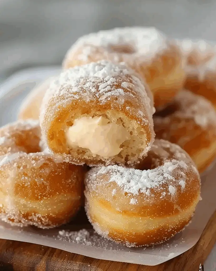 Easy Cream‑Filled Donuts