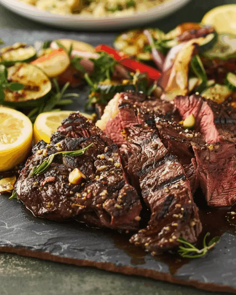Mediterranean Grilled Chuck Roast 
