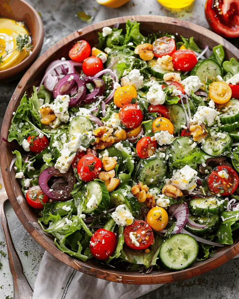Mediterranean Salad Recipe