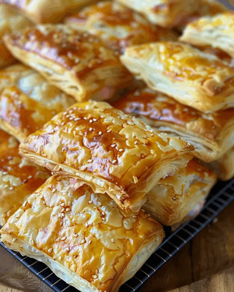 Puff Pastry Filled with Cheese