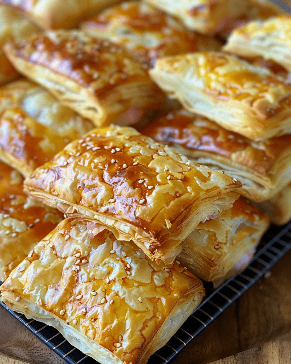 Puff Pastry Filled with Cheese