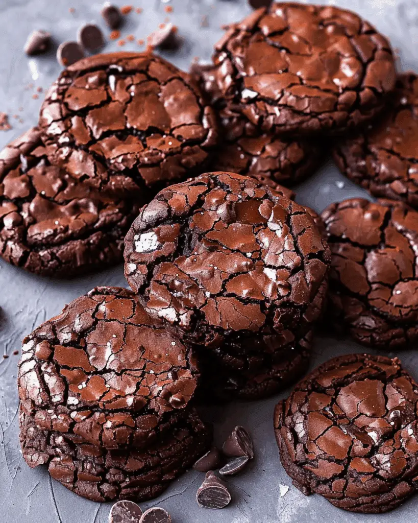 20-Minute Fudgy Chocolate Brownie Cookies
