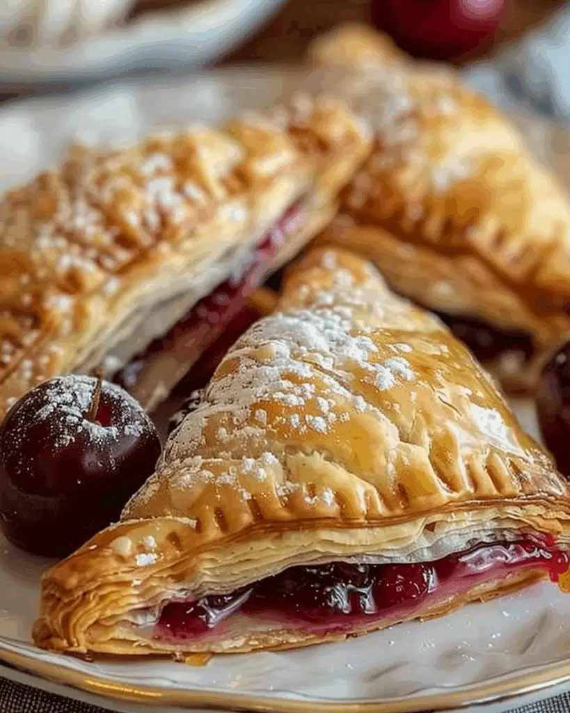 Homemade Cherry Turnovers