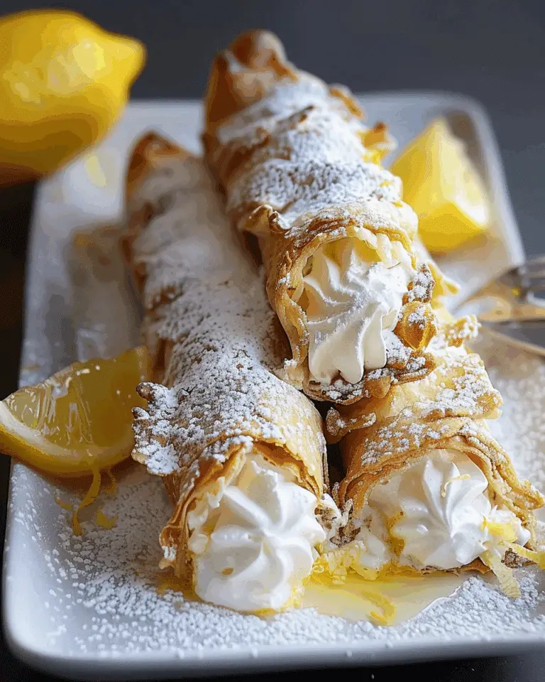 Lemon Meringue Pie Cannoli