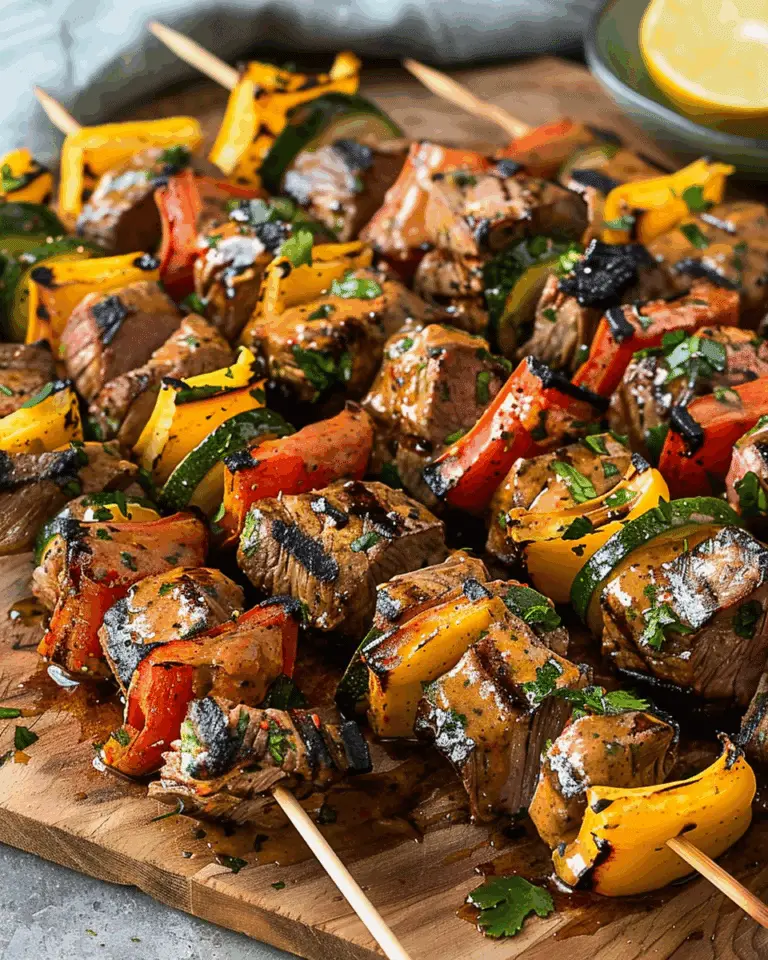 Peruvian Steak Kabobs