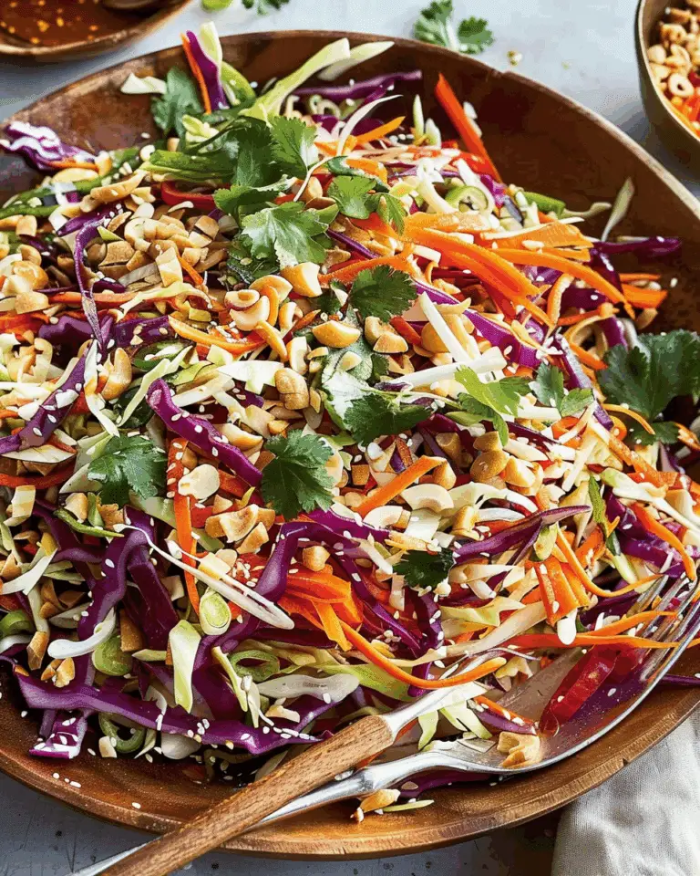 Asian Crunch Salad with Ginger Lime Dressing