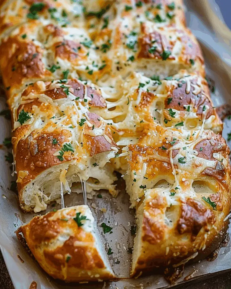 Cheesy Garlic Pull‑Apart Bread