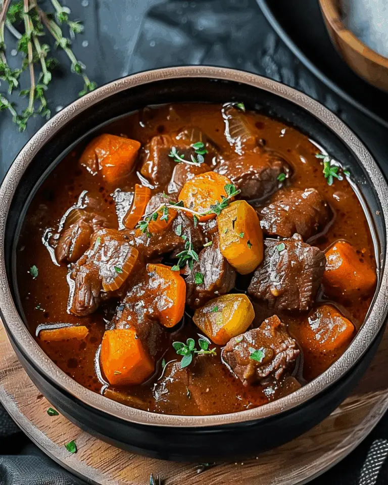 Hearty Homemade Beef Stew: A Comforting Family Recipe