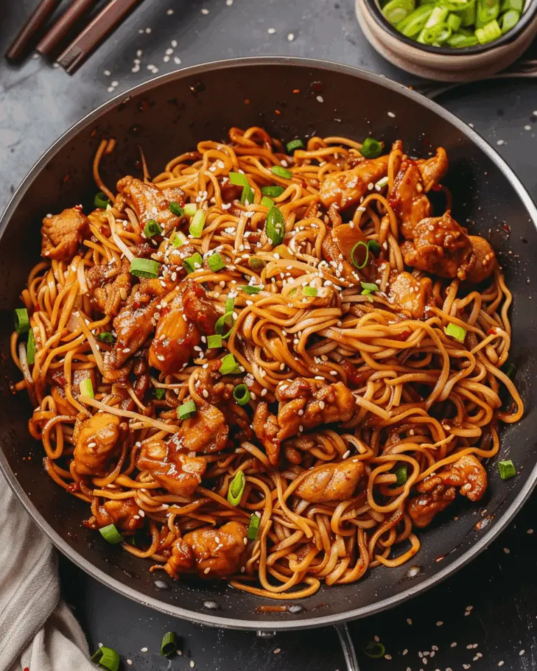 Korean Chicken and Noodles